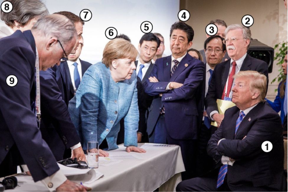 La imagen fue compartida por la canciller alemana, Ángela Merkel, en redes sociales.