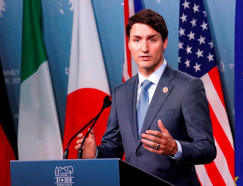 Justin Trudeau, primer ministro de Canadá.