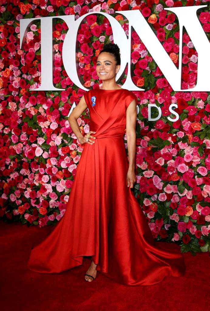 Lauren Ridloff llegó a la alfombra roja de los premios Tony. (Foto: Reuters)