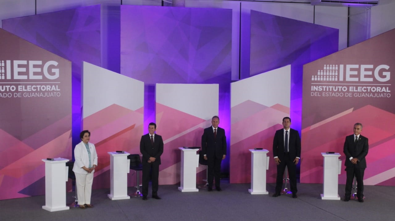 Candidatos al gobierno de Guanajuato. (Foto Dany Béjar)