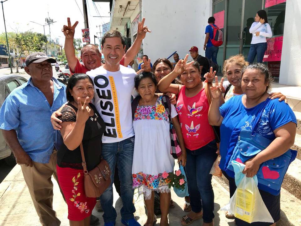 Eliseo Fernández, candidato del PAN a la alcaldía de Campeche, afirmó que el PRI lo difama. (Foto: Twitter)