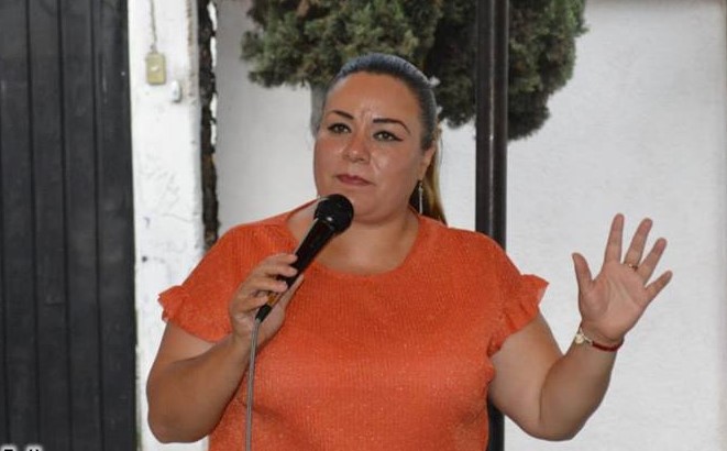 Elizabeth Mateos, candidata de la coalición 'Por la Ciudad de México al Frente'.