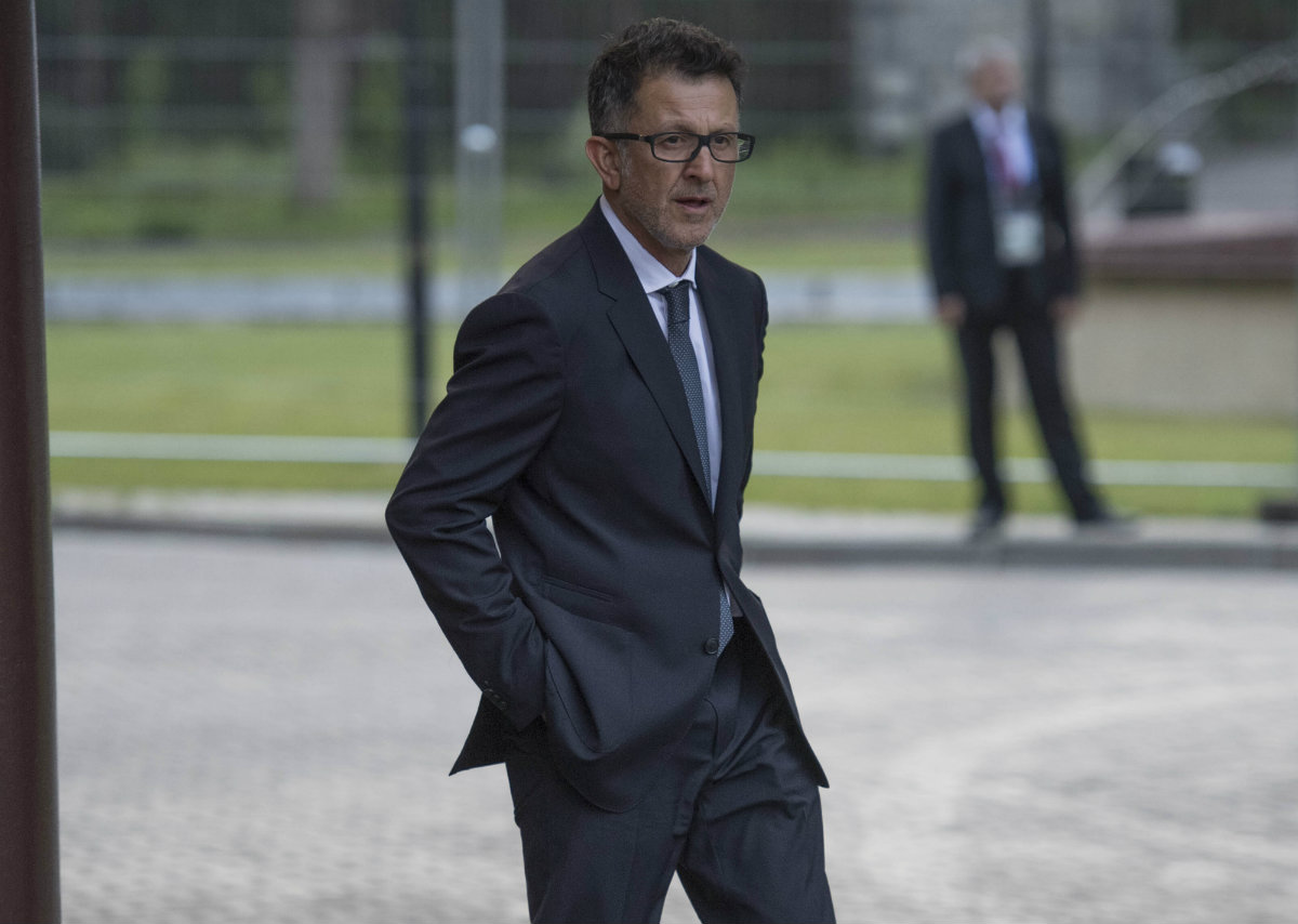 Juan Carlos Osorio en el hotel de concentración del Tri en Moscú (Mexsport)