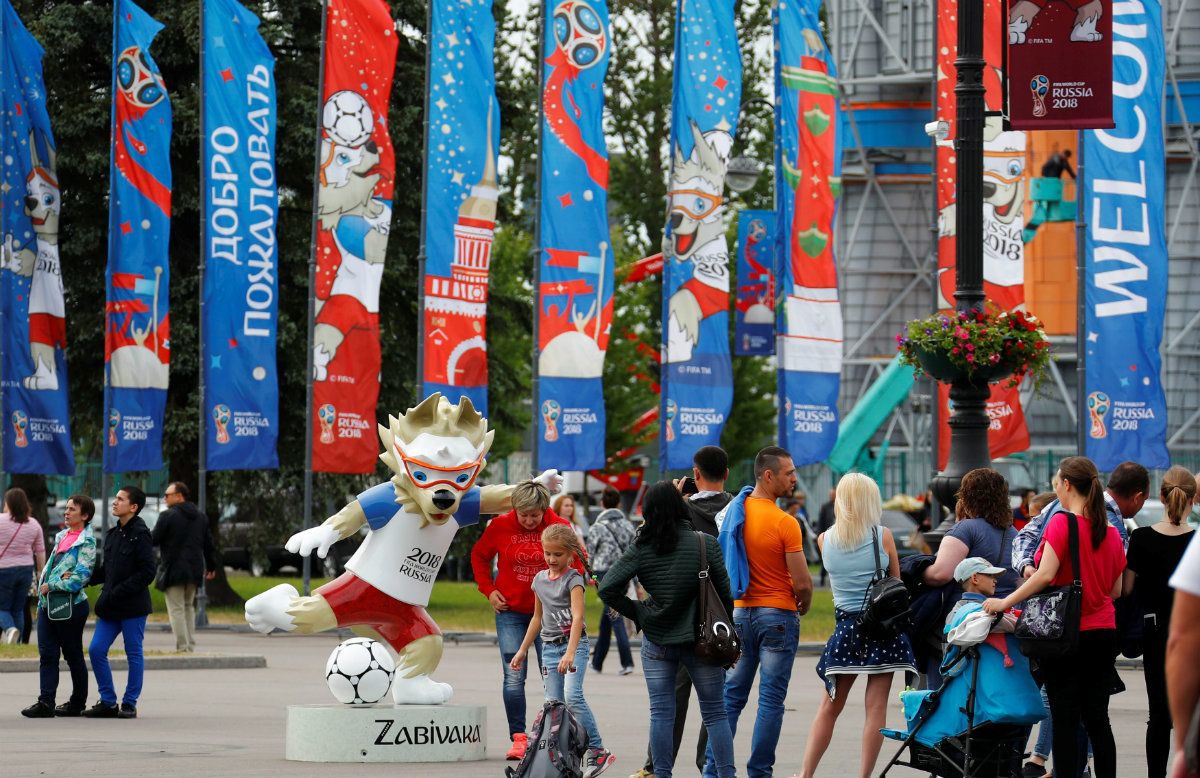 Zabivaka, la mascota del Mundial de Rusia 2018 (Reuters)