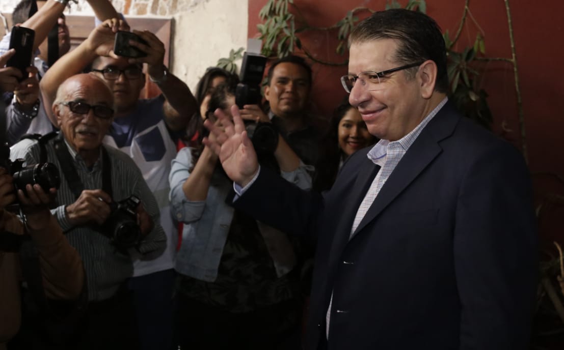 Doger Guerrero, señaló que en los próximos días se concentrará en obtener el voto de los indecisos. (Mireya Novo)