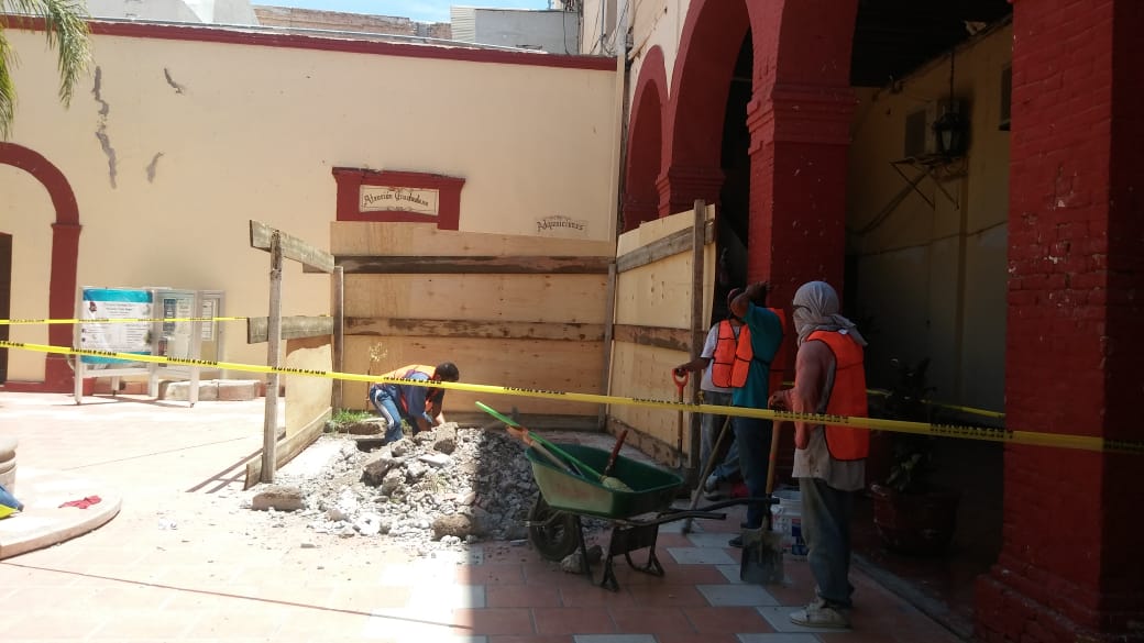El elevador se encontrará en el patio de la Presidencia Municipal. (Isis Rábago)