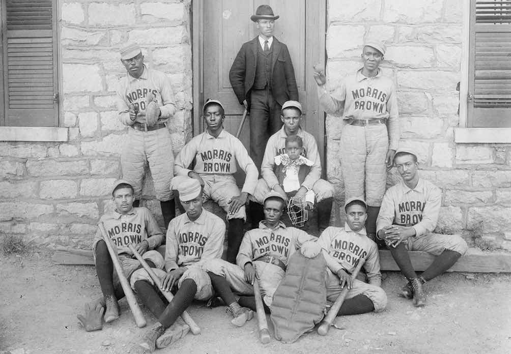 Jugadores del Morris Brown College en 1889. (Librería del Congreso)