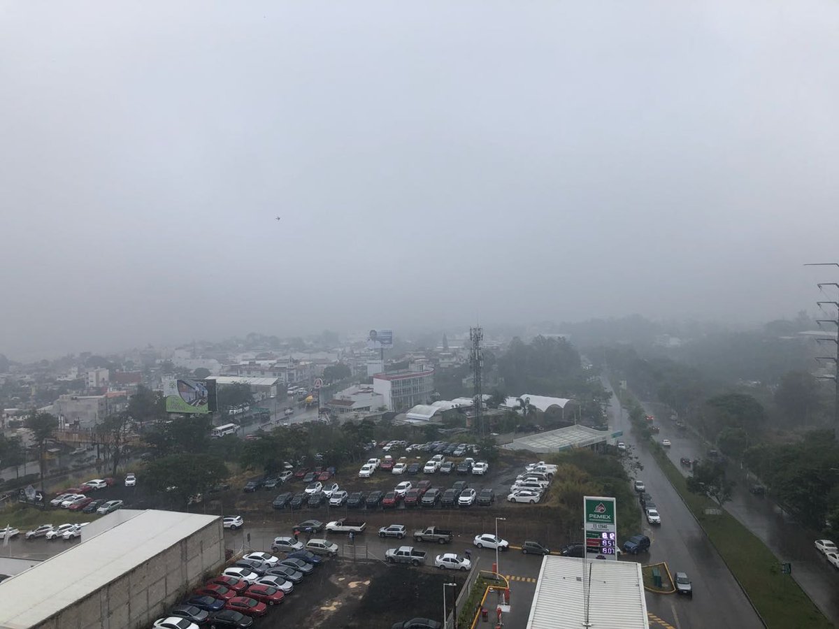 Las lluvias dejaron afectaciones en el estado. (Tomada de @PCEstatalVeracruz)