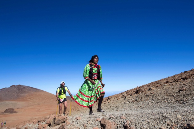 Lorena Ramírez, corredora rarámuri (EFE)