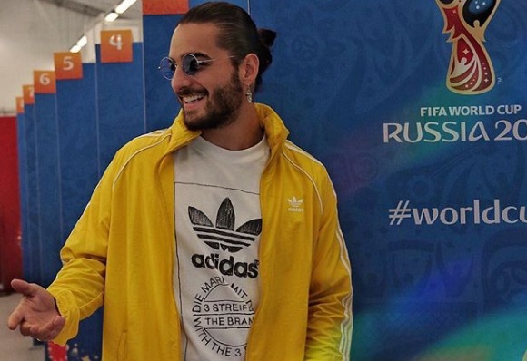 Maluma ya se encuentra en Rusia para la cobertura del Mundial.