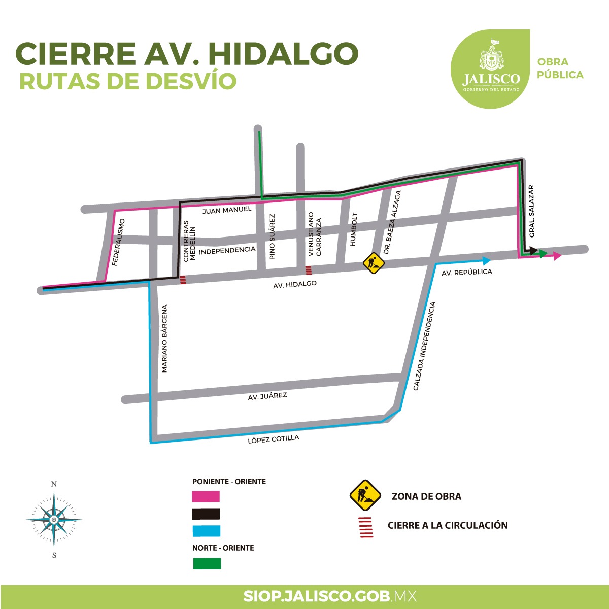 Rutas Alternas. (Cortesía)
