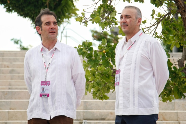 Los consejeros Lorenzo Córdova y Benito Nacif (Cuartoscuro).