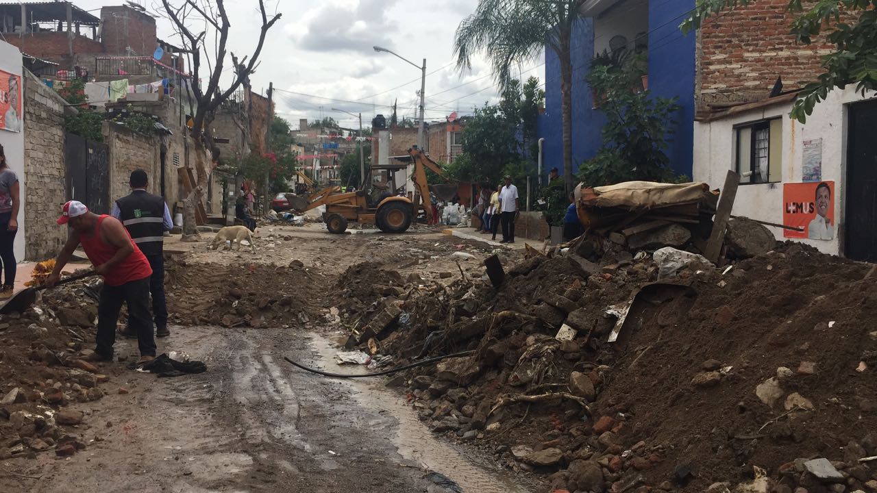 El dictamen de Protección Civil de Zapopan concluyó que fueron afectadas 70 casas por inundación (Cortesía)