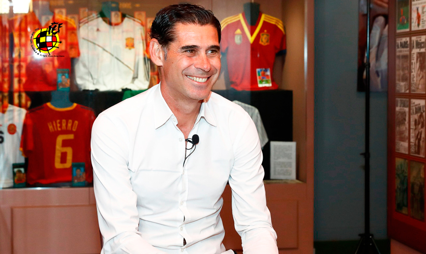 Fernando Hierro, técnico de la selección de España para el Mundial (RFEF)