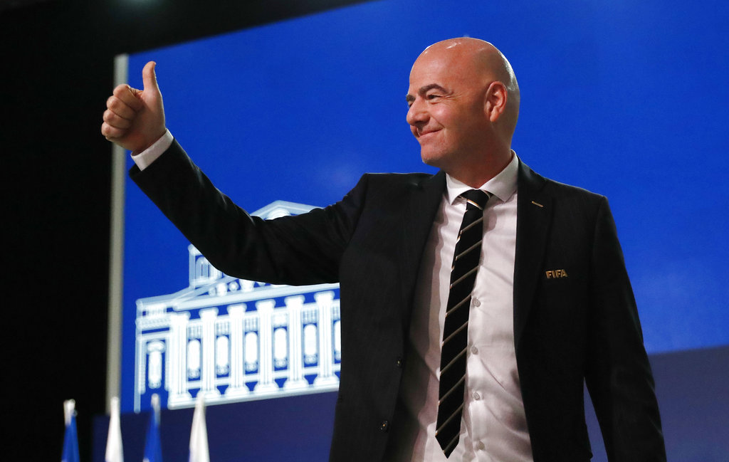 Gianni Infantino busca reelegirse como presidente de la FIFA (AP)