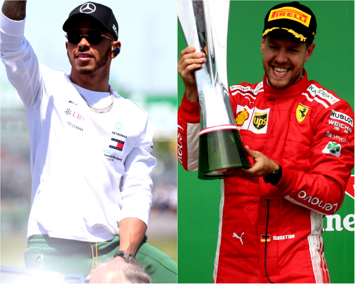Hamilton y Vettel (Reuters)