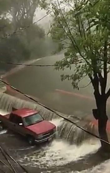 La tormenta de esta tarde causó serios estragos en Guanajuato