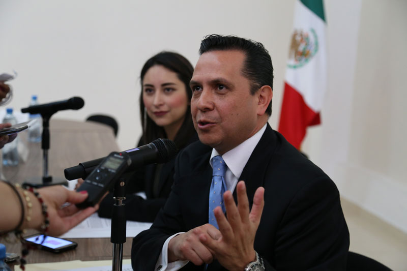 Rivera Barquín llamó a los candidatos tanto en Hidalgo como en el país a que cumplan con la petición de entregar su declaración 3 de 3. (Jorge Sánchez