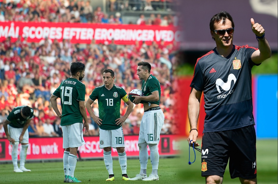 El Tri y Julen Lopetegui, los protagonistas de algunos de los escándalos previos a este Mundial (Imago7/AFP)
