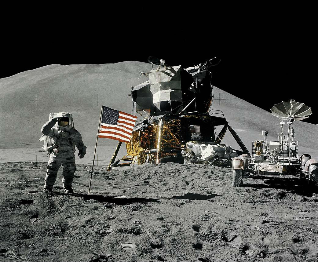 Astronautas de la misión 'Apolo 15' en la Luna causaron, involunta
