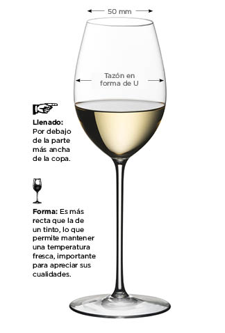 Copa de vino blanco