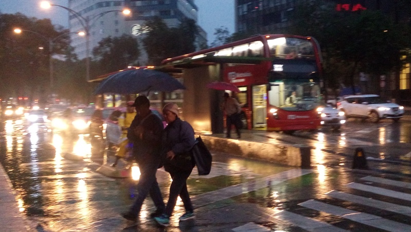 En 11 delegaciones se continúa el reporte de  lluvia ligera(Iván Ramírez)