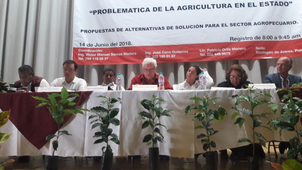 Foro de Problemática de la Agricultura organizado por el Movimiento de Regeneración Nacional (Morena) en Xicotepec. (Leticia Ánimas)