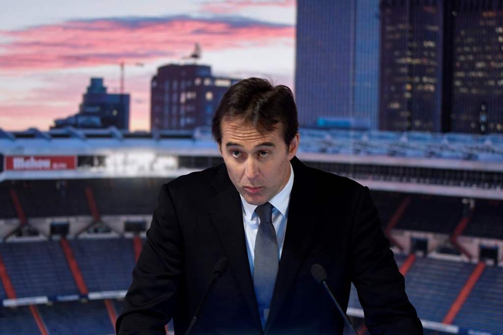 Julen Lopetegui, director técnico del Real Madrid (AFP)