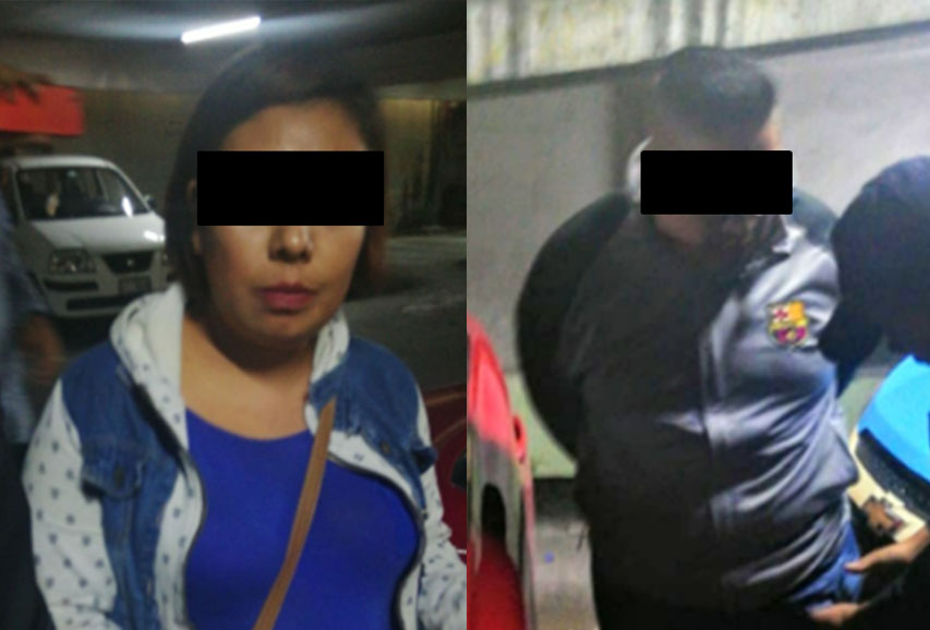 La pareja fue detenida gracias a que fueron localizados por medio del GPS del celular robado. (Especial)