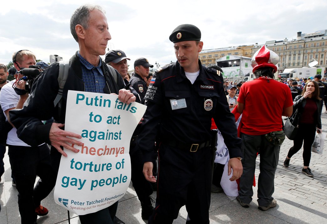 Peter Tatchell fue arrestado en Rusia. (Foto: Reuters)
