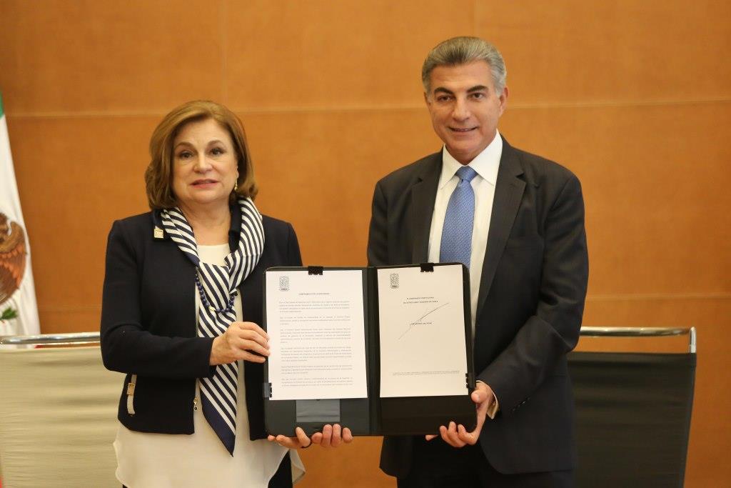 Suscriben SFP y Puebla acuerdo de coordinación para prevenir hechos de corrupción. (Especial)