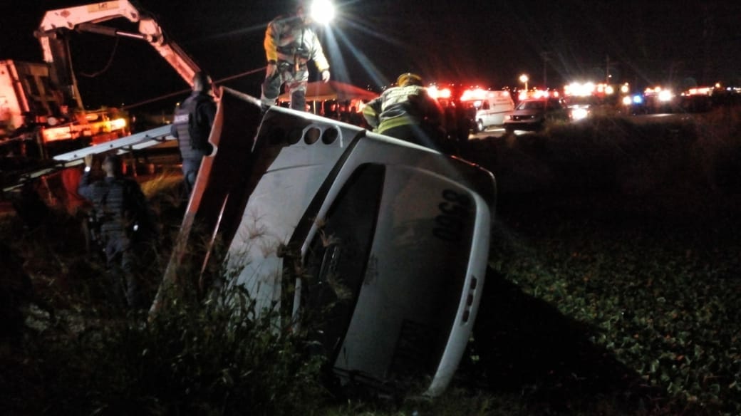 El accidente ocurrió sobre la carretera San Martín al Verde. (Cortesía)