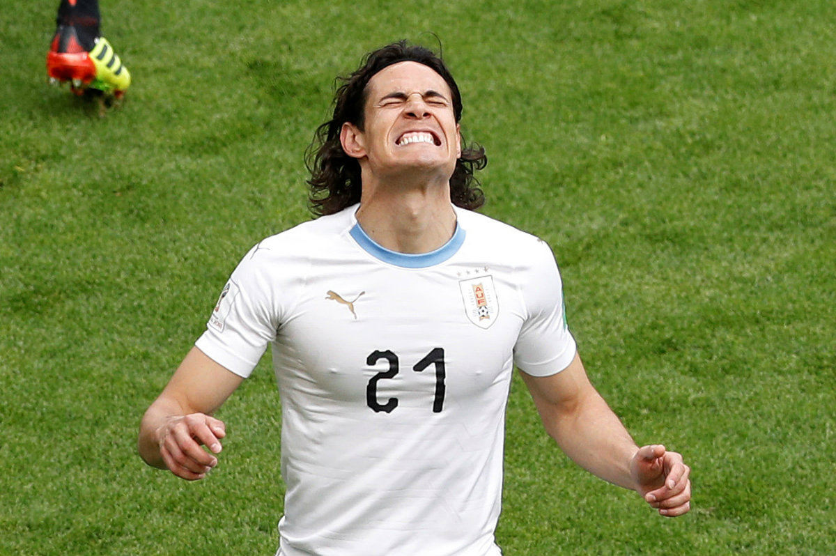 Edinson Cavani, jugador de Uruguay (Reuters)
