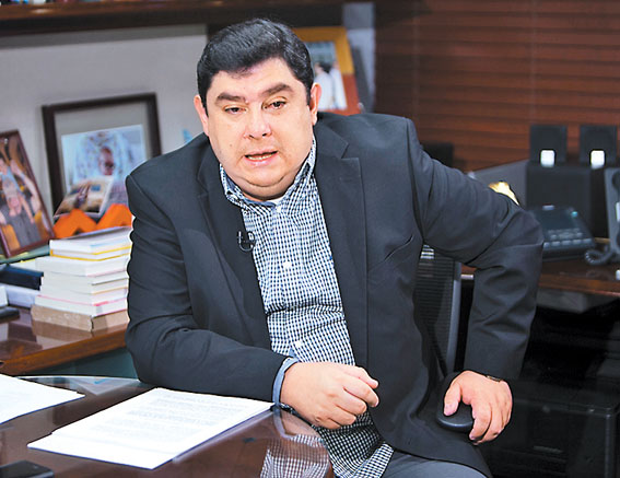Iñaki Blanco en la entrevista para "El Asalto a la Razón". (Martín Salas)