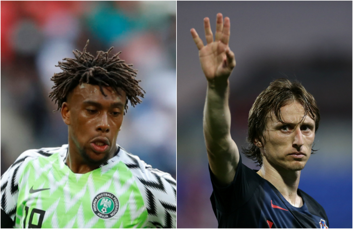 Iwobi y Modric (Reuters)