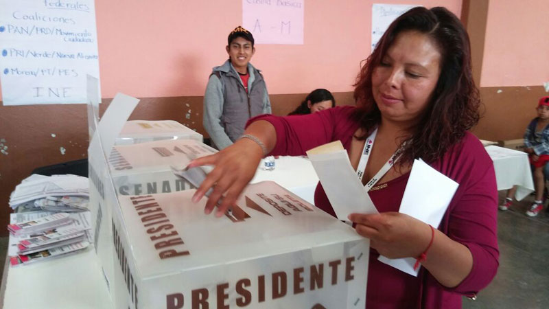 Hace unos días llegaron al Consejo Distrital de Pachuca del INE, las boletas electorales para la elección del 1 de julio.  (Alejandro Reyes)