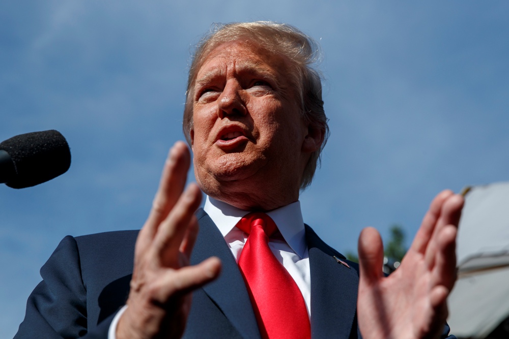Trump calificó de "muy injusta" la decisión de encarcelar a Paul Manafort. (AP)
