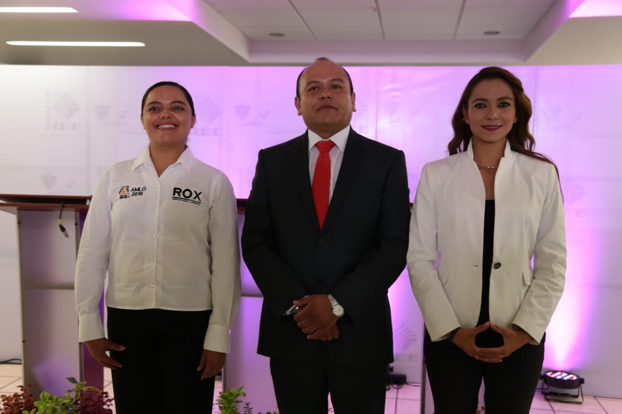 Notoria, la ausencia de la candidata del PAN y del PRI. (Maribel Calderón)