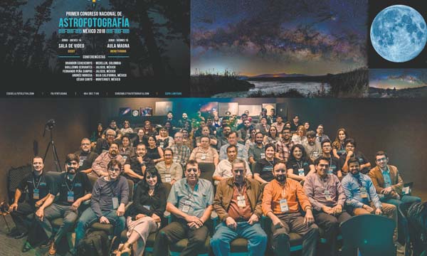El Primer Congreso Nacional de Astrofotografía se convirtió en un fenómeno, pues asistieron más de 100 personas, todas ellas con diversos intereses en