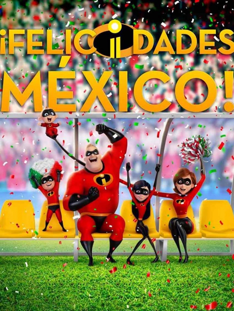 La familia Parr se unió al festejo con los mexicanos. (Disney Latino)