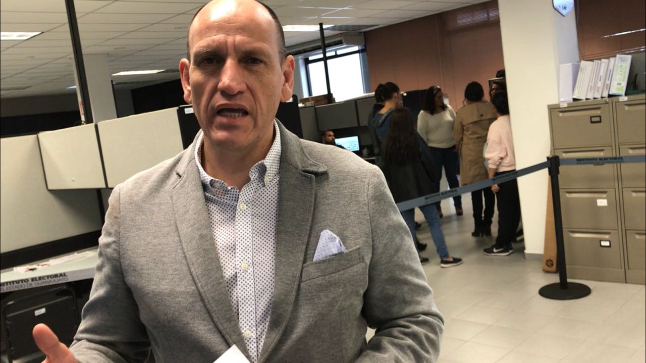 El presidente del Consejo General del IEEG, Mauricio Guzmán Yáñez.