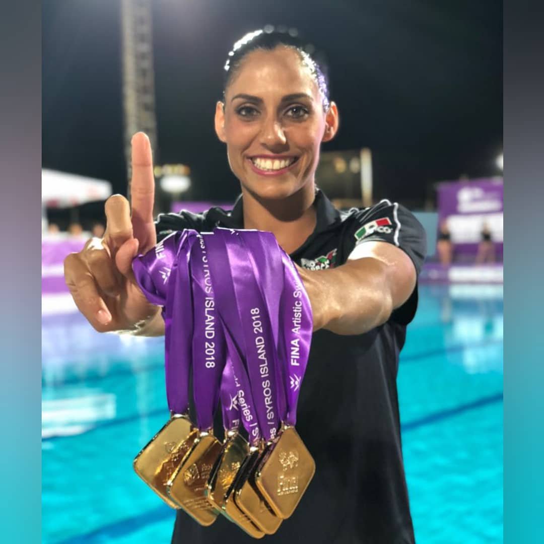 La tapatía Nuria Diosdado tras su participación en la Serie Mundial de Syros Island. (Cortesía)