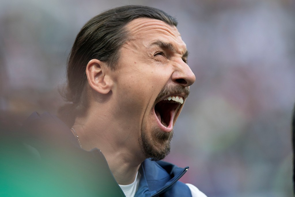 Zlatan Ibrahimovic  en festejo de gol de México (Imago7)