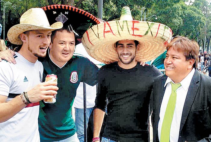Celebran el triunfo contra Alemania. (Foto: Especial)