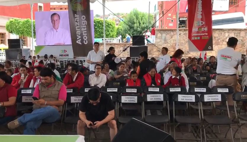Cierre de campaña de José Antonio Meade. (Foto Carlos Olvera)