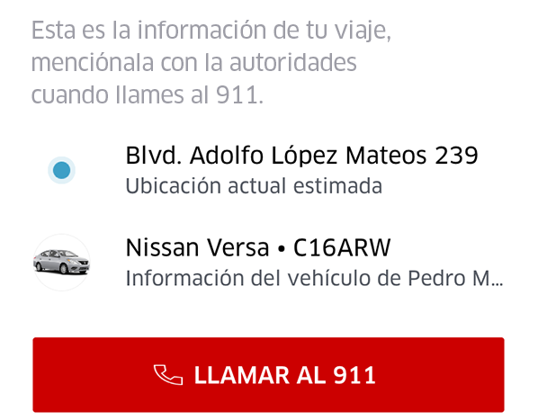 La empresa dará seguimiento a los usuarios que utilicen esta función y tomará las medidas preventivas que correspondan al caso. (Uber)