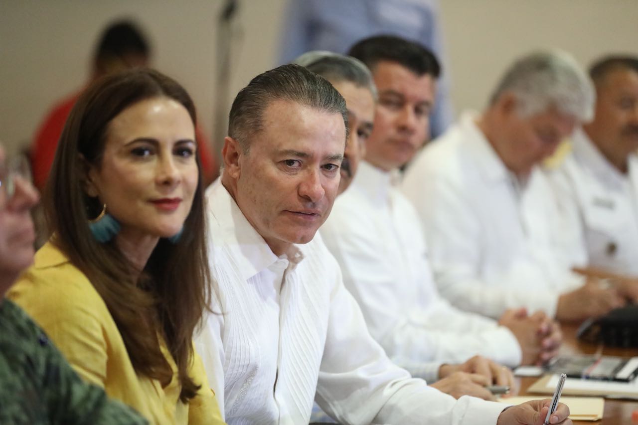 El gobernador Quirino Ordaz agradeció el apoyo de la Secretaría de Marina y del Ejército Mexicano.