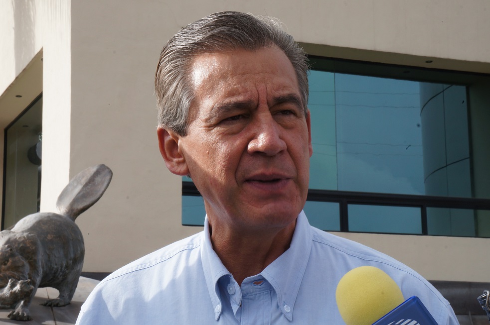 Héctor López Santillana, candidato a la alcaldía de León. (Foto Jessica de la Cruz)