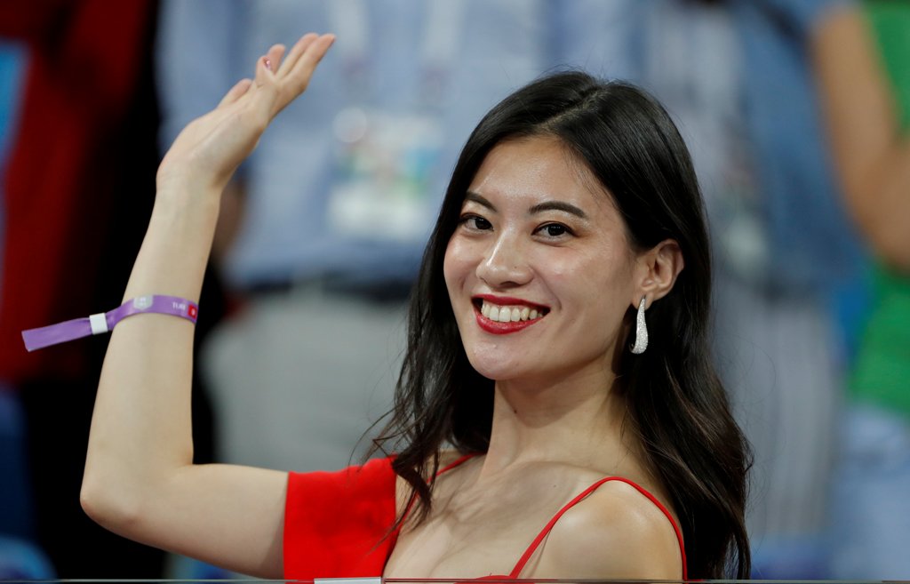 Las mejores postales de las bellezas presentes en el día 5 del Mundial Rusia 2018 (Reuters)
