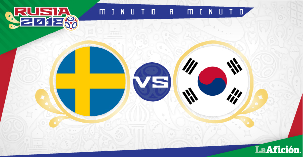 Suecia vs Corea del Sur, Mundial Rusia 2018: MINUTO A MINUTO